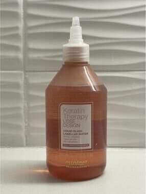 Alfaparf Lisse Design Keratin Therapy Liquid Glass Lamellar Water 8.45 oz - NEW